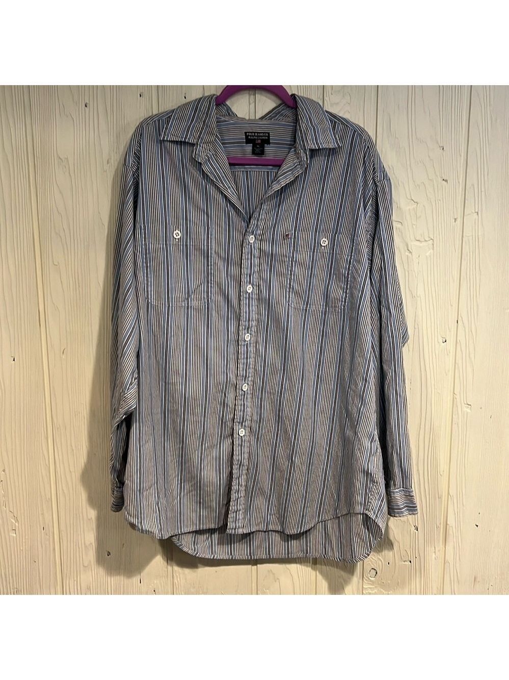 POLO JEANS CO. RALPH LAUREN 100% Cotton Button down Casual Shirt  XL